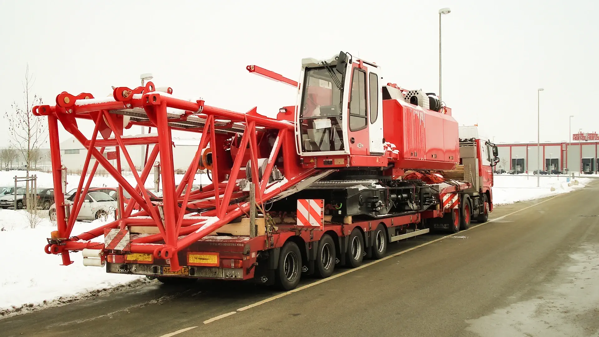 abnormal load transport Leicester